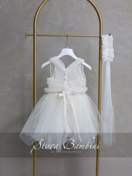 bbbbbbbbbbΒαπτιστικά ρούχα κορίτσι Stova Bambini SS26 G10