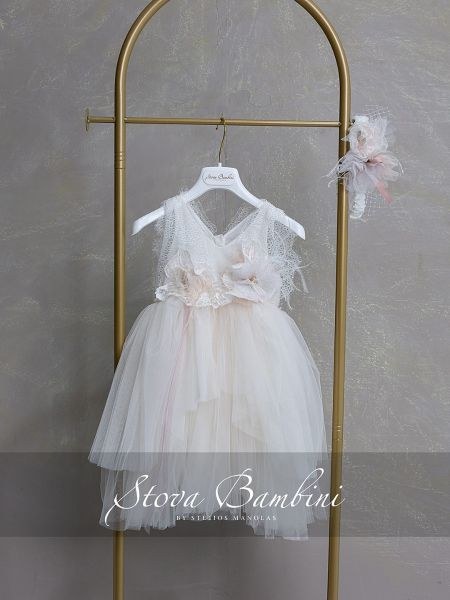 bbbbbbbbbbΒαπτιστικά ρούχα κορίτσι Stova Bambini SS26 G12