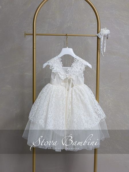 bbbbbbbbbbΒαπτιστικά ρούχα κορίτσι Stova Bambini SS26 G16