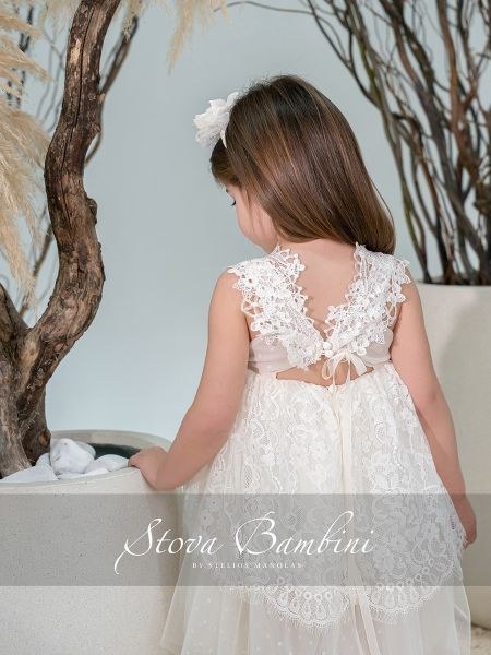 bbbbbbbbbbΒαπτιστικά ρούχα κορίτσι Stova Bambini SS26 G16