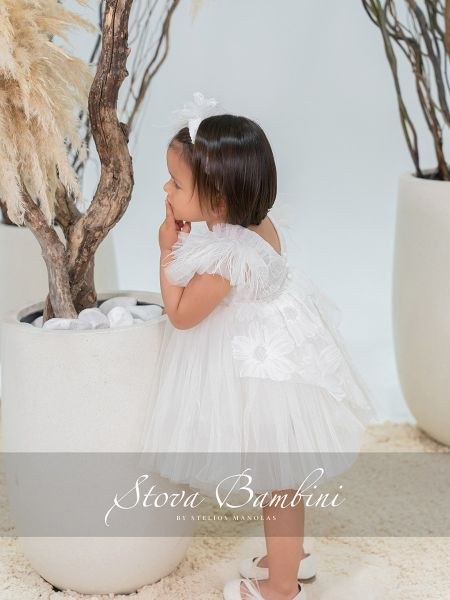 bbbbbbbbbbΒαπτιστικά ρούχα κορίτσι Stova Bambini SS26 G17