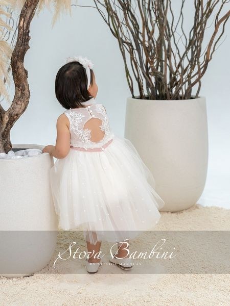 bbbbbbbbbbΒαπτιστικά ρούχα κορίτσι Stova Bambini SS26 G1