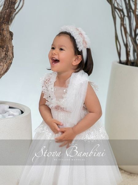bbbbbbbbbbΒαπτιστικά ρούχα κορίτσι Stova Bambini SS26 G20