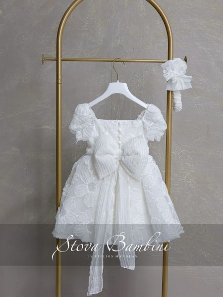 bbbbbbbbbbΒαπτιστικά ρούχα κορίτσι Stova Bambini SS26 G21