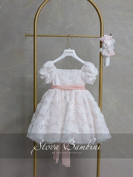 bbbbbbbbbbΒαπτιστικά ρούχα κορίτσι Stova Bambini SS26 G22