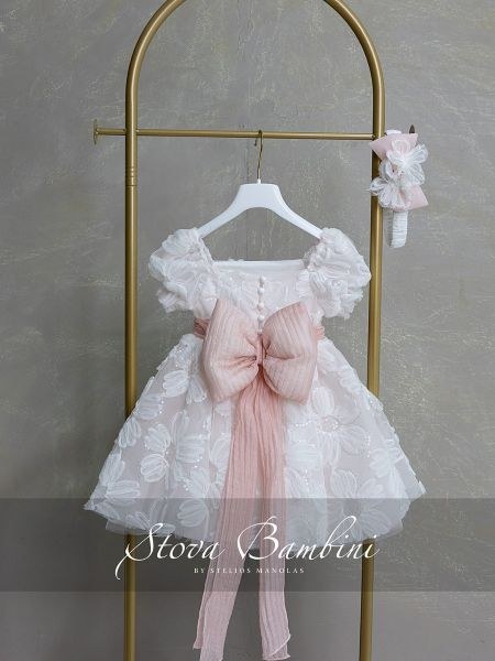 bbbbbbbbbbΒαπτιστικά ρούχα κορίτσι Stova Bambini SS26 G22