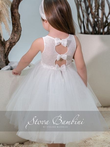 bbbbbbbbbbΒαπτιστικά ρούχα κορίτσι Stova Bambini SS26 G29