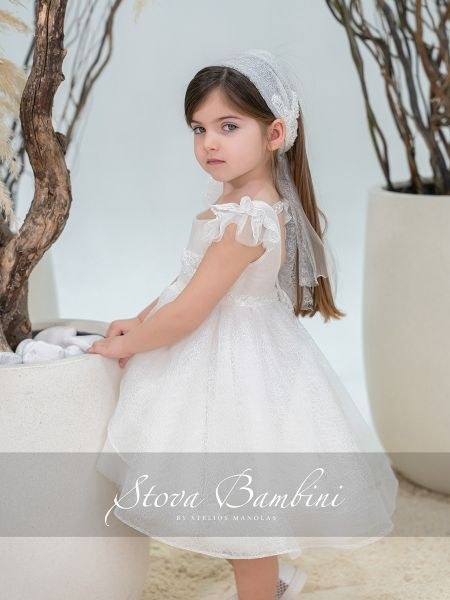 bbbbbbbbbbΒαπτιστικά ρούχα κορίτσι Stova Bambini SS26 G33