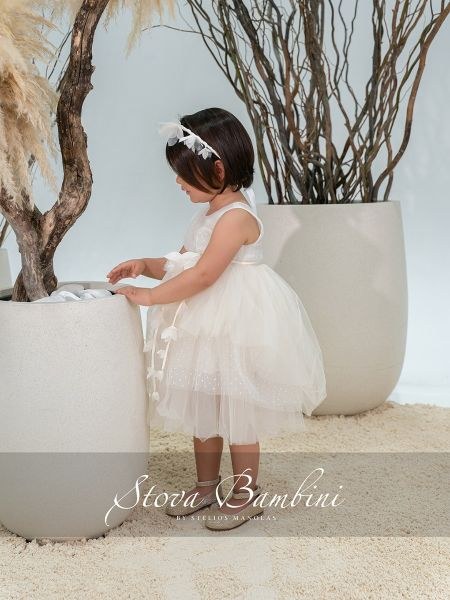 bbbbbbbbbbΒαπτιστικά ρούχα κορίτσι Stova Bambini SS26 G4