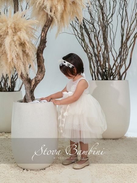 bbbbbbbbbbΒαπτιστικά ρούχα κορίτσι Stova Bambini SS26 G4