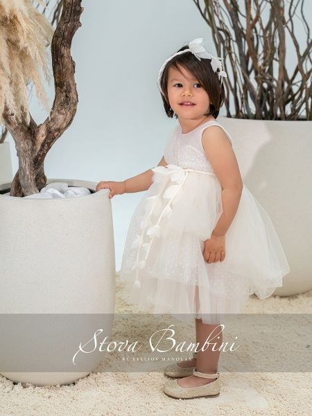 bbbbbbbbbbΒαπτιστικά ρούχα κορίτσι Stova Bambini SS26 G4