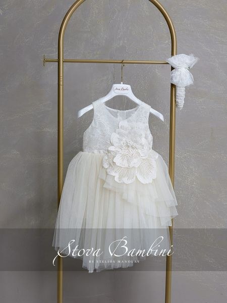 bbbbbbbbbbΒαπτιστικά ρούχα κορίτσι Stova Bambini SS26 G7