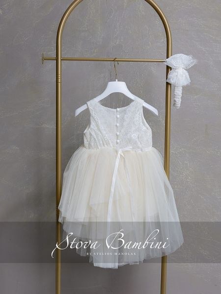 bbbbbbbbbbΒαπτιστικά ρούχα κορίτσι Stova Bambini SS26 G7