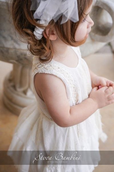 bbbbbbbbbbStock βαπτιστικά ρούχα για κορίτσι Stova Bambini SS24 G10