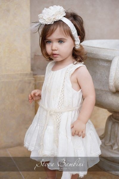 bbbbbbbbbbStock βαπτιστικά ρούχα για κορίτσι Stova Bambini SS24 G10