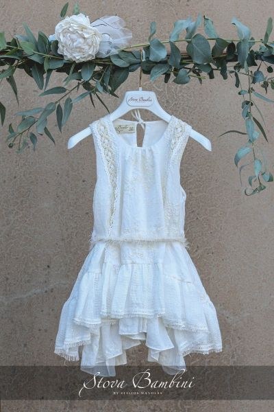 bbbbbbbbbbStock βαπτιστικά ρούχα για κορίτσι Stova Bambini SS24 G10