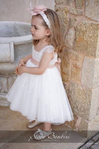 bbbbbbbbbbΒαπτιστικά ρούχα για κορίτσι Stova Bambini SS24 G11