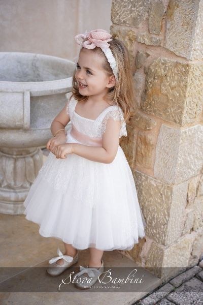 bbbbbbbbbbΒαπτιστικά ρούχα για κορίτσι Stova Bambini SS24 G11