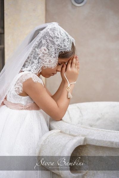 bbbbbbbbbbΒαπτιστικά ρούχα για κορίτσι Stova Bambini SS24 G11