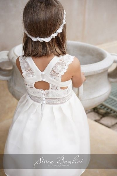 bbbbbbbbbbΒαπτιστικά ρούχα για κορίτσι Stova Bambini SS24 G12