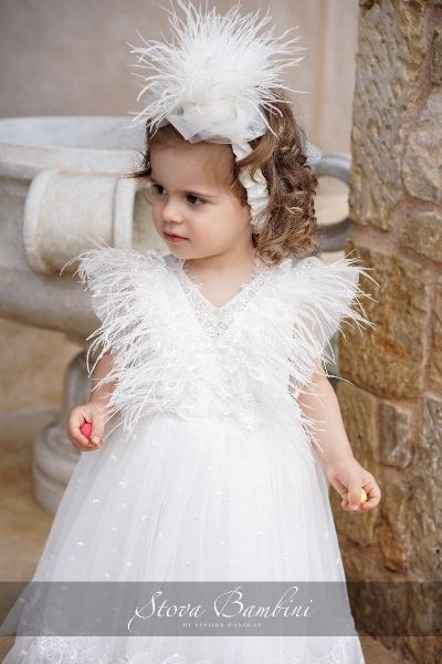 bbbbbbbbbbΒαπτιστικά ρούχα για κορίτσι Stova Bambini SS24 G14