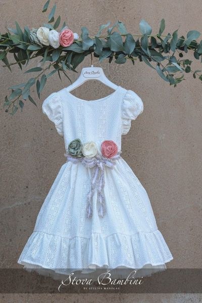 bbbbbbbbbbStock βαπτιστικά ρούχα για κορίτσι Stova Bambini SS24 G16