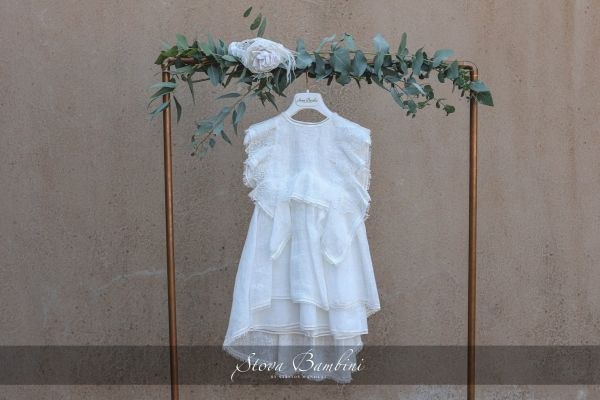 bbbbbbbbbbStock Βαπτιστικά ρούχα για κορίτσι Stova Bambini SS24 G17
