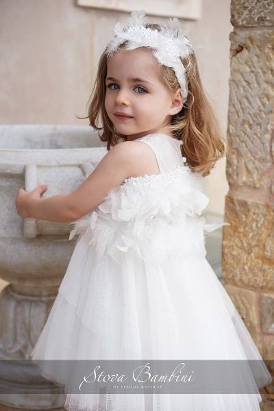 bbbbbbbbbbΒαπτιστικά ρούχα για κορίτσι Stova Bambini SS24 G19