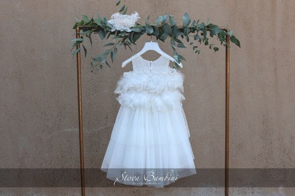 bbbbbbbbbbΒαπτιστικά ρούχα για κορίτσι Stova Bambini SS24 G19