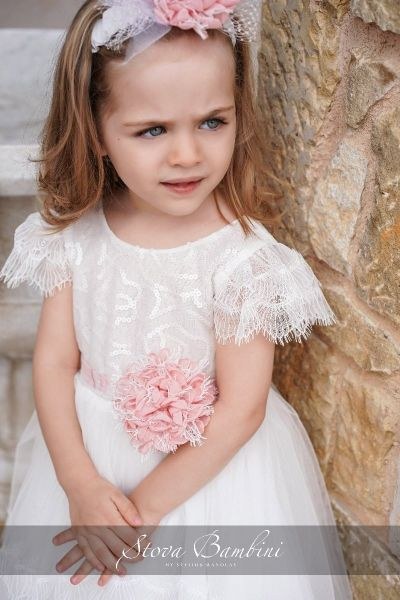 bbbbbbbbbbΒαπτιστικά ρούχα για κορίτσι Stova Bambini SS24 G23