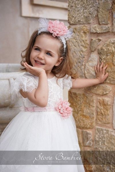 bbbbbbbbbbΒαπτιστικά ρούχα για κορίτσι Stova Bambini SS24 G23