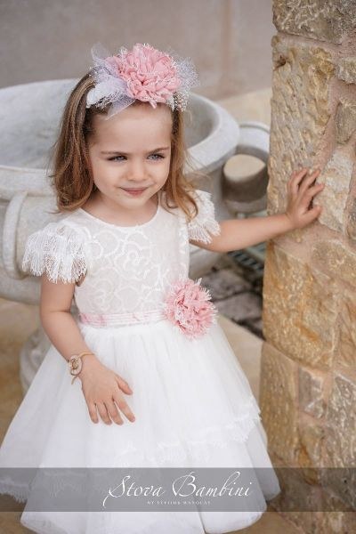 bbbbbbbbbbΒαπτιστικά ρούχα για κορίτσι Stova Bambini SS24 G23