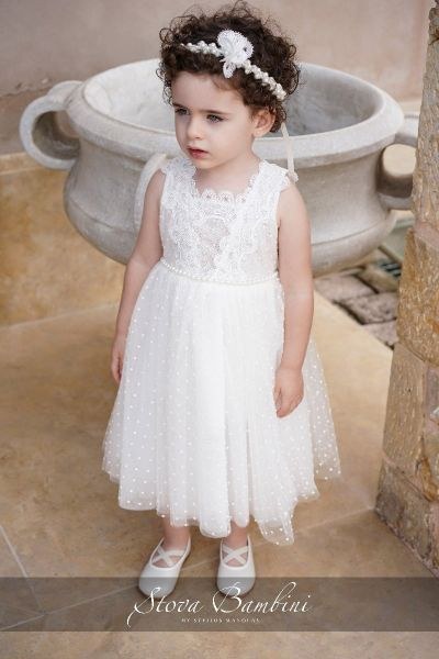 bbbbbbbbbbΒαπτιστικά ρούχα για κορίτσι Stova Bambini SS24 G24