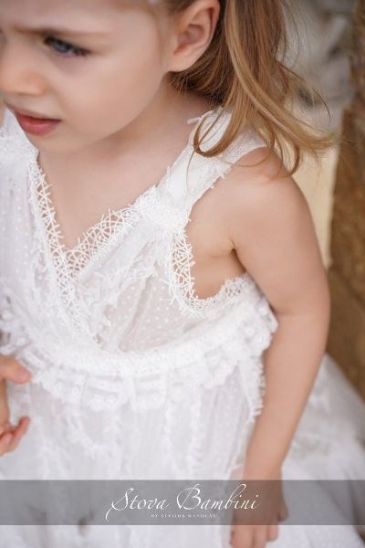 bbbbbbbbbbStock βαπτιστικά ρούχα για κορίτσι Stova Bambini SS24 G25
