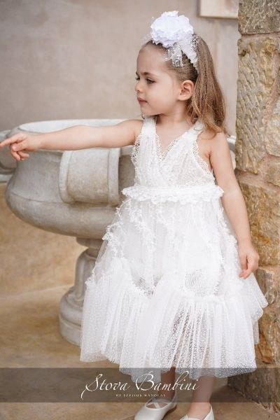 bbbbbbbbbbStock βαπτιστικά ρούχα για κορίτσι Stova Bambini SS24 G25