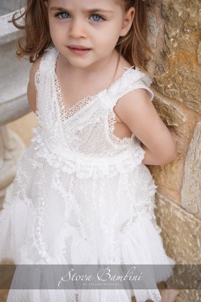 bbbbbbbbbbStock βαπτιστικά ρούχα για κορίτσι Stova Bambini SS24 G25