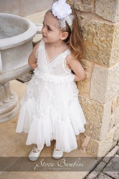 bbbbbbbbbbStock βαπτιστικά ρούχα για κορίτσι Stova Bambini SS24 G25