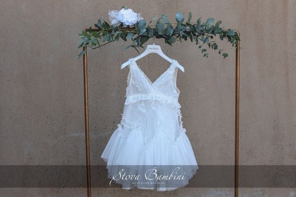 bbbbbbbbbbStock βαπτιστικά ρούχα για κορίτσι Stova Bambini SS24 G25