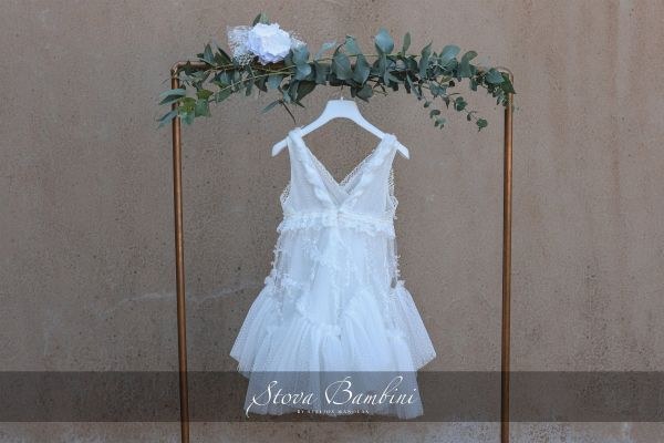 bbbbbbbbbbStock βαπτιστικά ρούχα για κορίτσι Stova Bambini SS24 G25