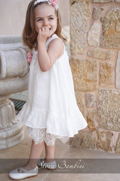 bbbbbbbbbbΒαπτιστικά ρούχα για κορίτσι Stova Bambini SS24 G26