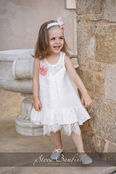 bbbbbbbbbbΒαπτιστικά ρούχα για κορίτσι Stova Bambini SS24 G26