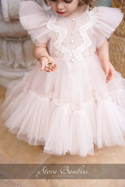 bbbbbbbbbbΒαπτιστικά ρούχα για κορίτσι Stova Bambini SS24 G27