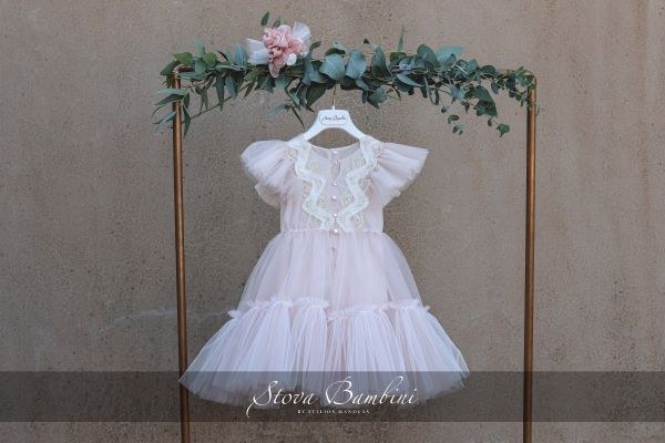 bbbbbbbbbbΒαπτιστικά ρούχα για κορίτσι Stova Bambini SS24 G27