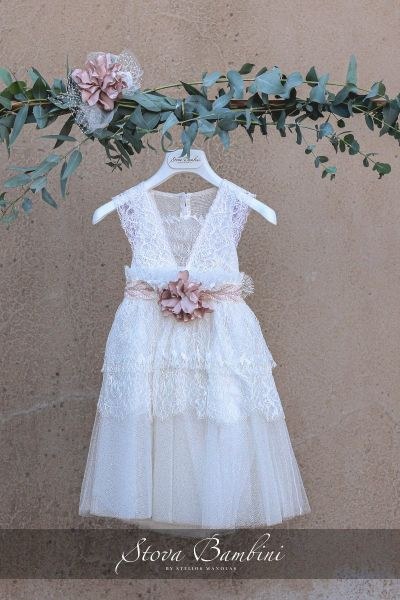 bbbbbbbbbbΒαπτιστικά ρούχα για κορίτσι Stova Bambini SS24 G2