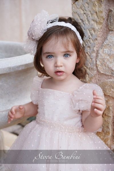 bbbbbbbbbbΒαπτιστικά ρούχα για κορίτσι Stova Bambini SS24 G30