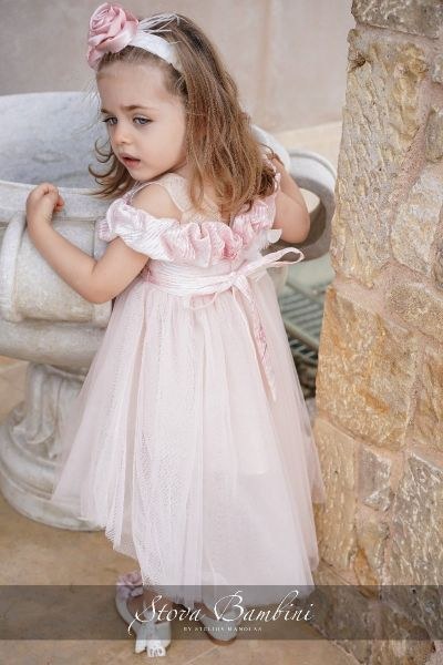 bbbbbbbbbbΒαπτιστικά ρούχα για κορίτσι Stova Bambini SS24 G3