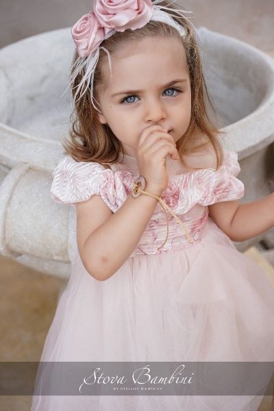 bbbbbbbbbbΒαπτιστικά ρούχα για κορίτσι Stova Bambini SS24 G3