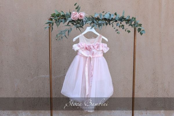 bbbbbbbbbbΒαπτιστικά ρούχα για κορίτσι Stova Bambini SS24 G3