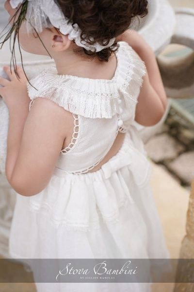 bbbbbbbbbbStock βαπτιστικά ρούχα για κορίτσι Stova Bambini SS24 G5