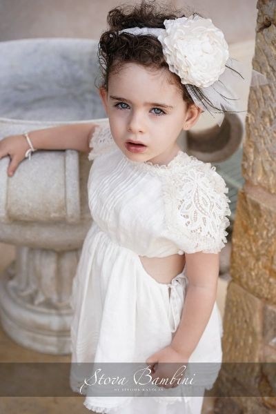 bbbbbbbbbbStock βαπτιστικά ρούχα για κορίτσι Stova Bambini SS24 G7